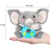 Aitbay elefante musical de peluche juguete para niños de_4