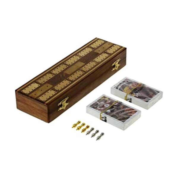 Ajuny Traditonal Juego de mesa de madera con 6 clavijas_1