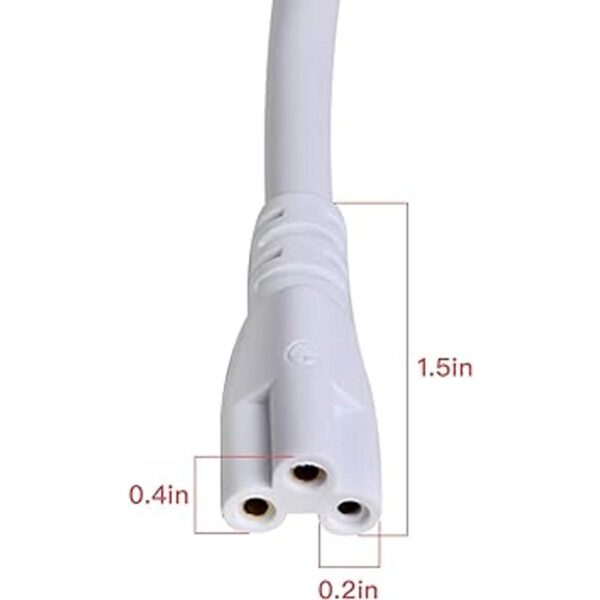 Akamino Conectores de lámpara LED T5 T8 4 unidades