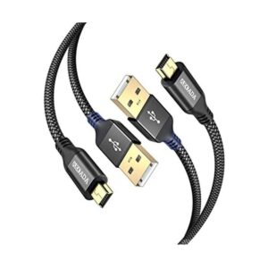 Akoada Cable mini USB de 10 pies paquete de 2 cables USB_1