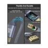 Akoada Cable HDMI 4K de 25 pies cable Hdmi 2.0 de alta_5