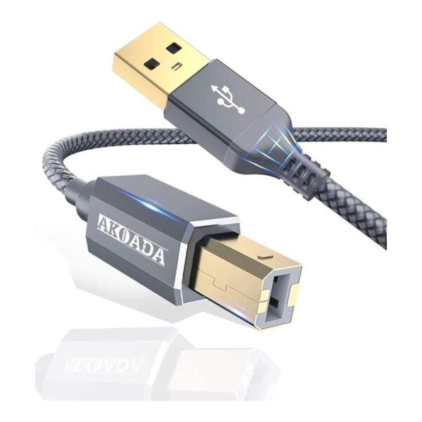 Akoada Cable de impresora USB 2.0 de 15 pies cable de