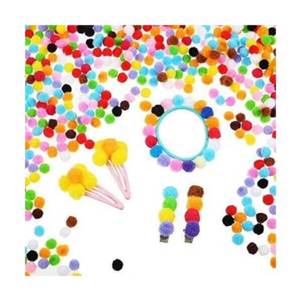 Akusety 3300 pompones de 0.4 in varios colores para