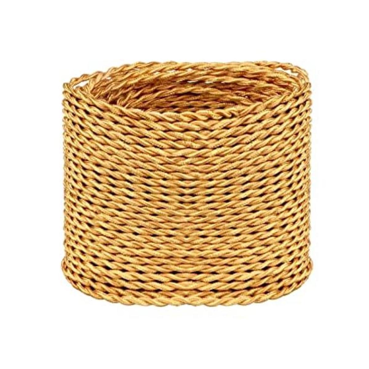Alambre cubierto de tela trenzada de 32.8 pies alambre