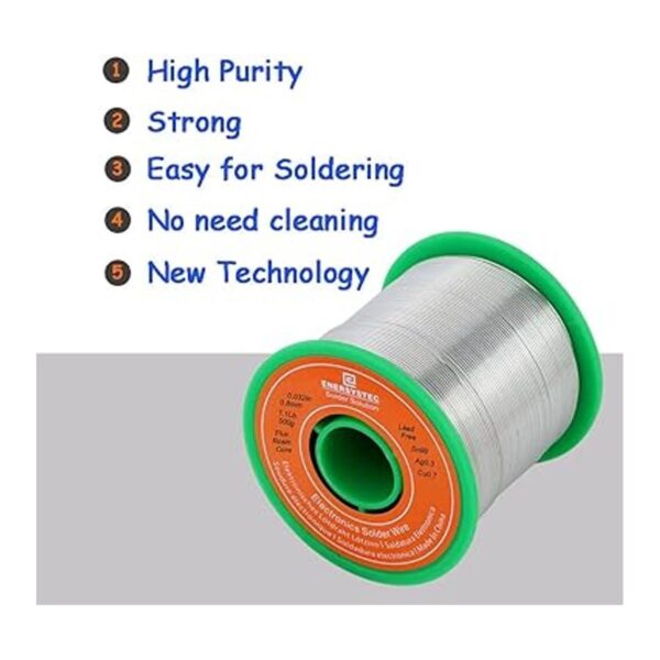 Alambre de soldadura sin plomo Rosin Core Flux 25 Sn99