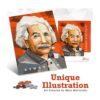 Albert Einstein Rompecabezas de química ideal como