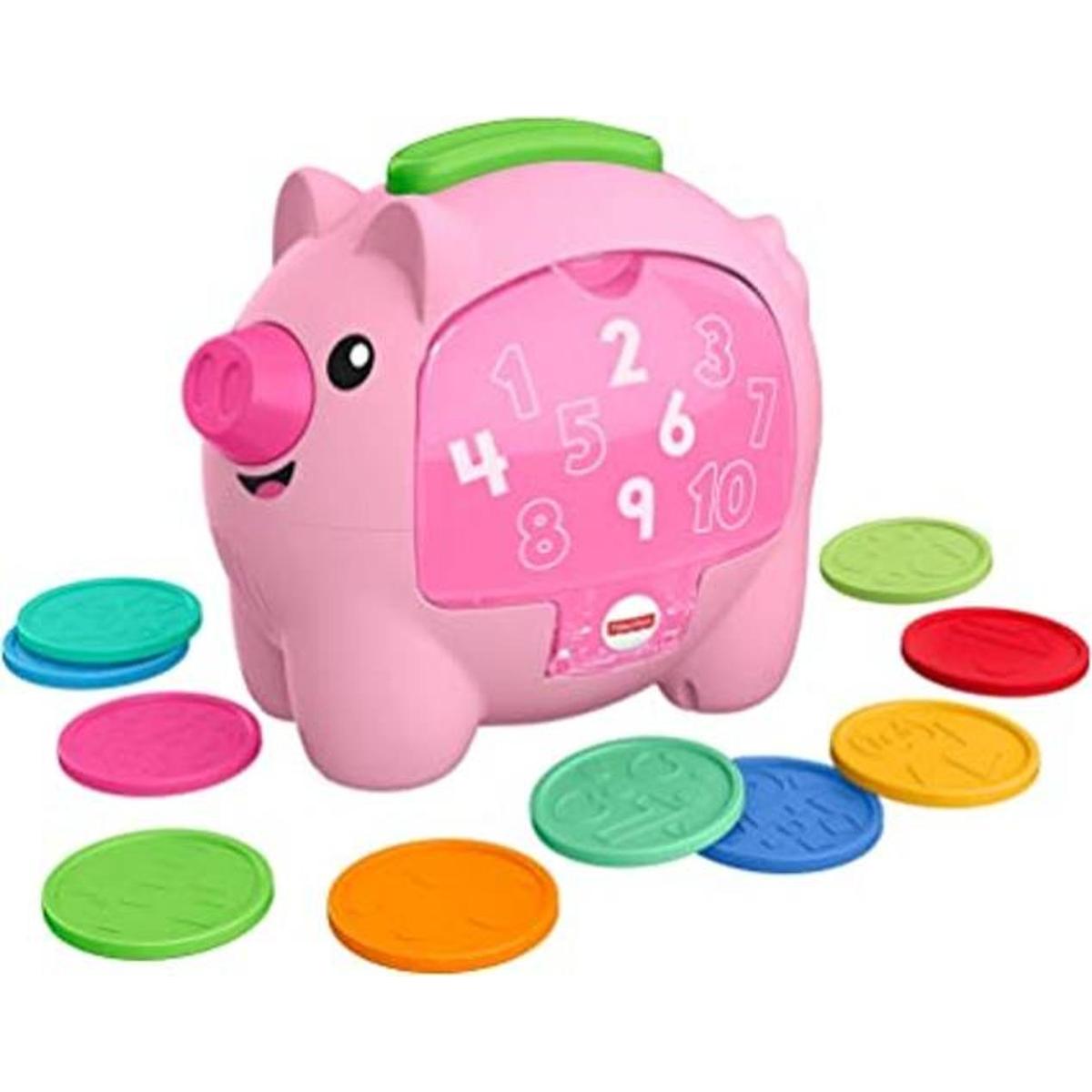 Alcancía de cochinito FisherPrice Laugh Learn Count