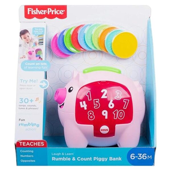 Alcancía de cochinito FisherPrice Laugh Learn Count_6