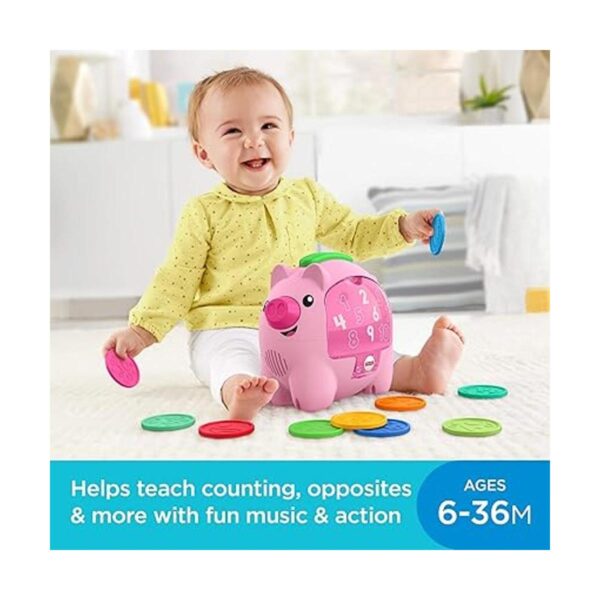 Alcancía de cochinito FisherPrice Laugh Learn Count_2