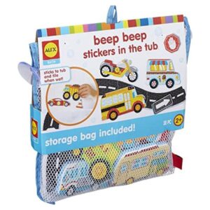 Alex Bath Beep Beep Stickers en la bañera juguete de baño_1