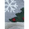 Alfombra cuadrada para camioneta con árbol de Navidad