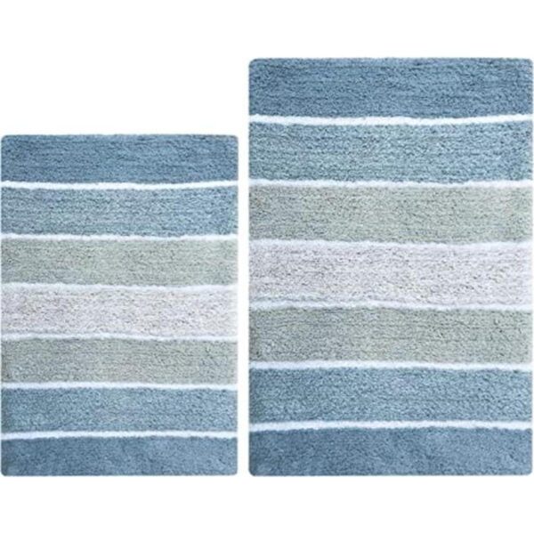 Alfombra de baño Chardin Home 100 algodón 2 piezas 21_1