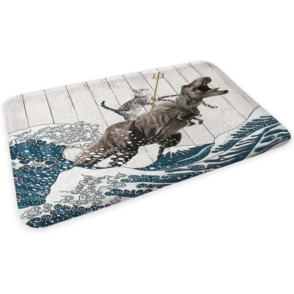 Alfombra de baño divertida para gatos diseño de_1