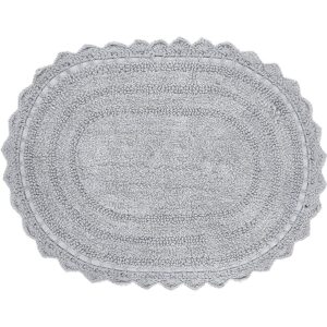 Alfombra de baño de algodón Alfombras crochet para puerta