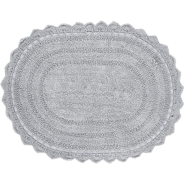 Alfombra de baño de algodón Alfombras crochet para puerta