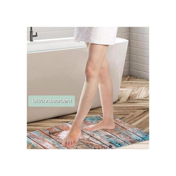 Alfombra de baño súper suave y absorbente alfombra de