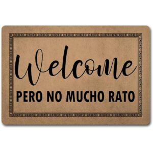 Alfombra de bienvenida divertida para decoración del