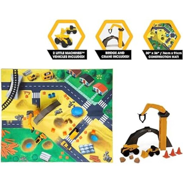 Alfombra de juego para vehículos de construcción para_5