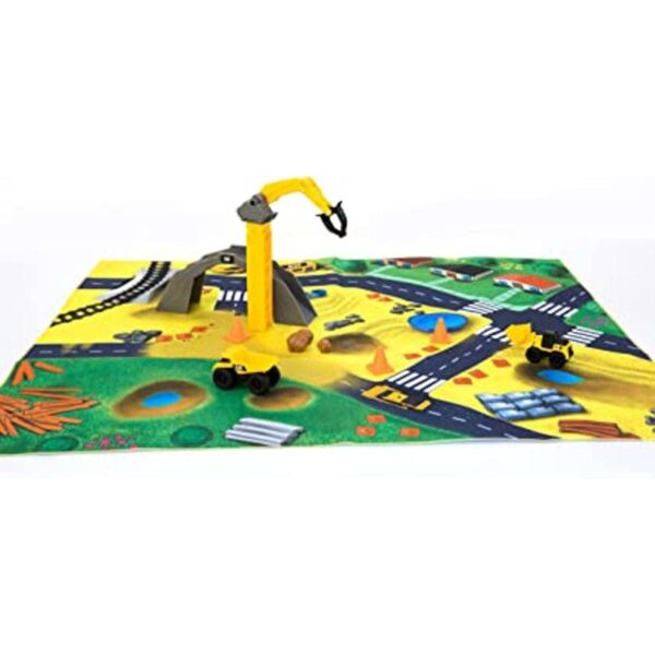 Alfombra de juego para vehículos de construcción para_1