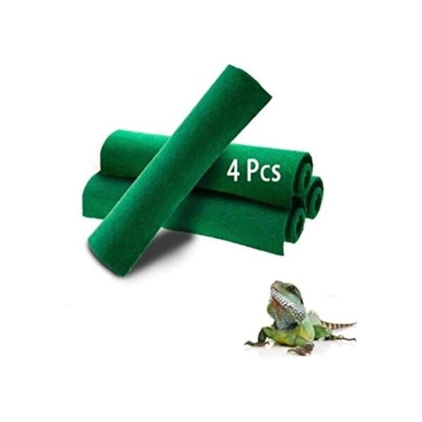 Alfombra de reptiles 4 piezas forro de sustrato de