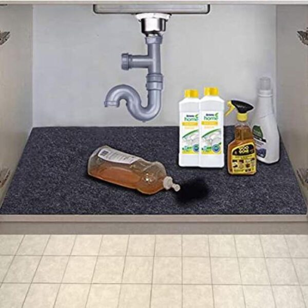 Alfombra debajo del fregadero bandeja de cocina forro de_1