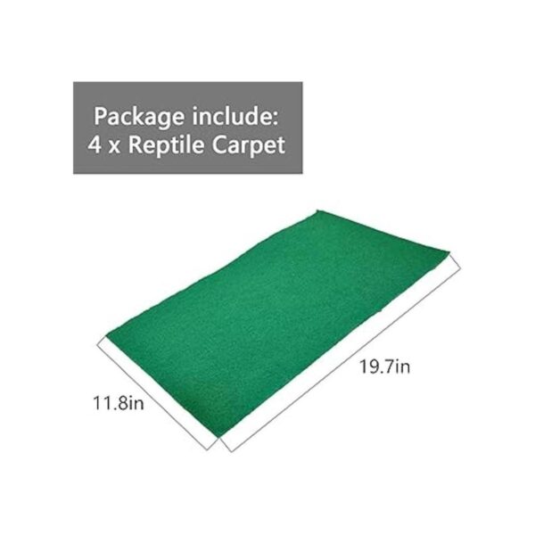Alfombra de reptiles 4 piezas forro de sustrato de
