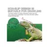 Alfombra de reptiles 4 piezas forro de sustrato de