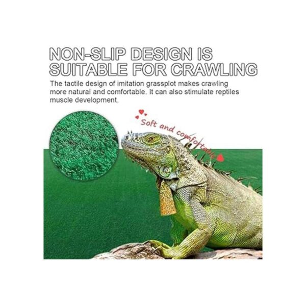 Alfombra de reptiles 4 piezas forro de sustrato de
