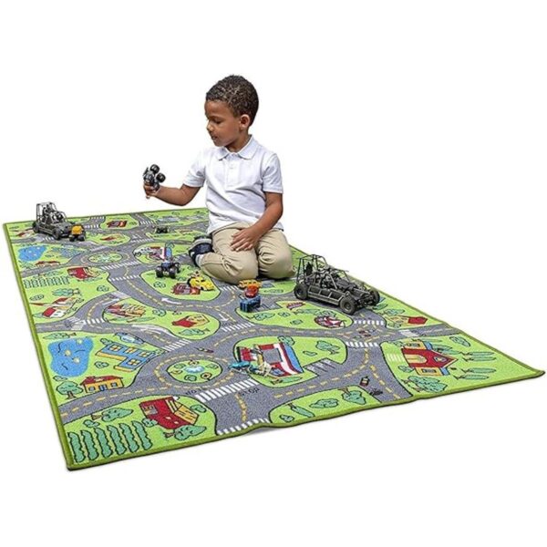 Alfombra infantil para niños vida urbana extra grande_1