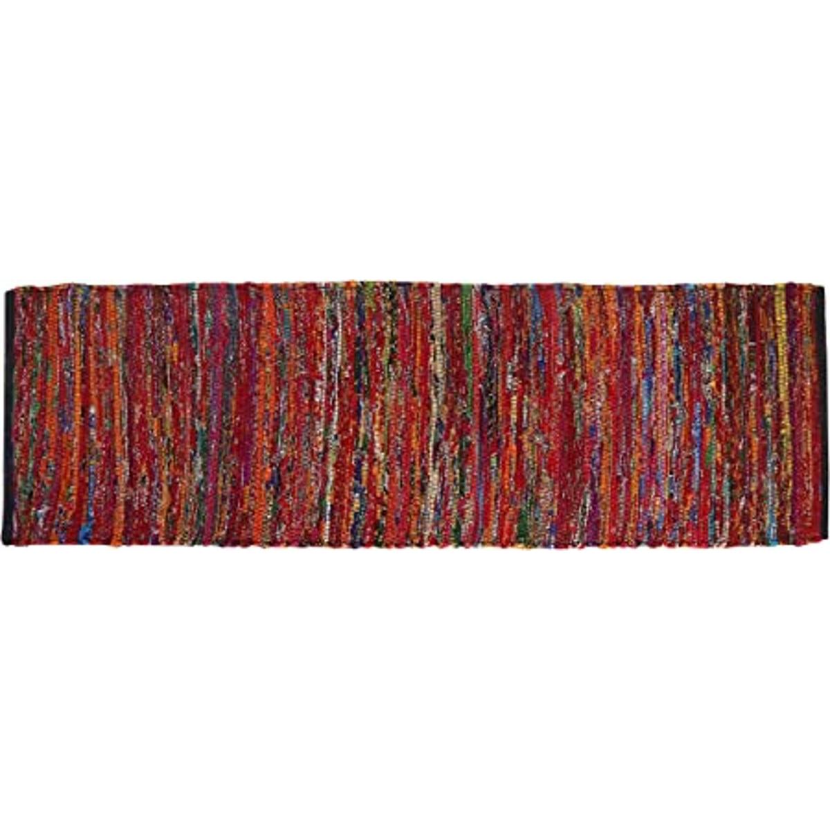 Alfombras de algodón de 24 x 72 pulgadas multicolor