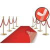 Alfombra roja para fiesta 2 x 15 pies 70 GSM alfombra_1