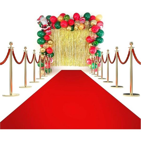 Alfombra roja para fiesta 2 x 15 pies 70 GSM alfombra_4