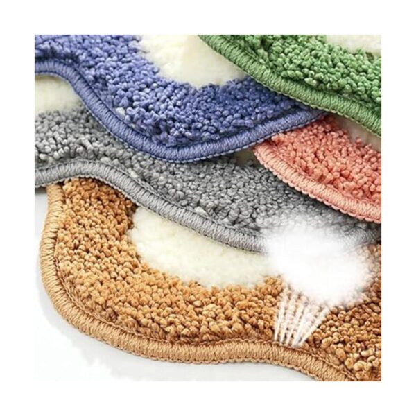Alfombras de baño en forma de pata absorbentes de agua_2