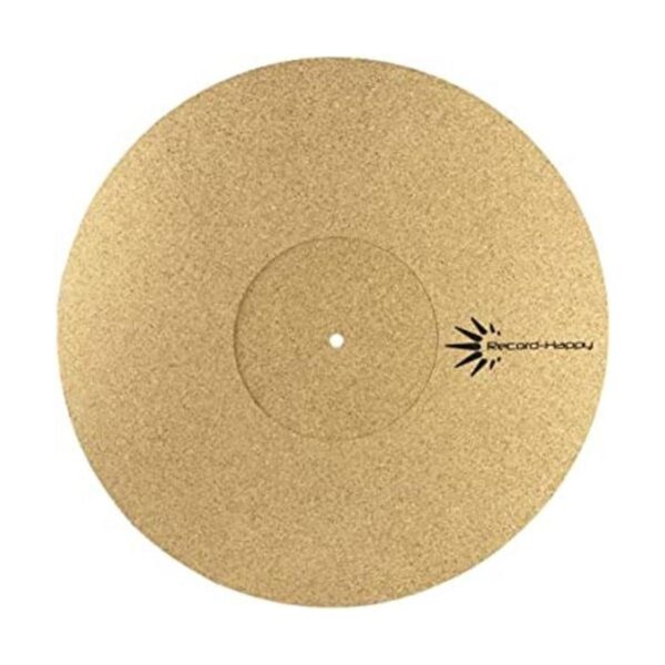 Alfombrilla de corcho antiestático para tocadiscos de_1