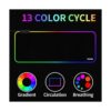 Alfombrilla de mouse RGB para juegos con concentrador USB_2