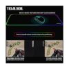 Alfombrilla de mouse RGB para juegos con concentrador USB_4