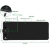 Alfombrilla de mouse RGB para juegos con carga inalámbrica_2