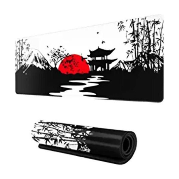 Alfombrilla de mouse para juegos con paisajes japoneses_1
