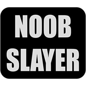 Alfombrilla de ratón divertida Noob Slayer Gamer Mouse Pad_1