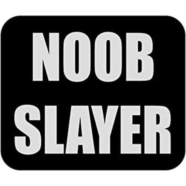 Alfombrilla de ratón divertida Noob Slayer Gamer Mouse Pad_1
