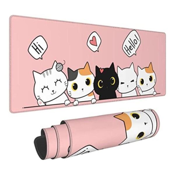 Alfombrilla de ratón para juegos de gatos y gatos tamaño_1