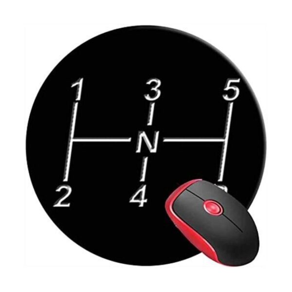 Alfombrilla de ratón redonda para juegos mecánica para_1