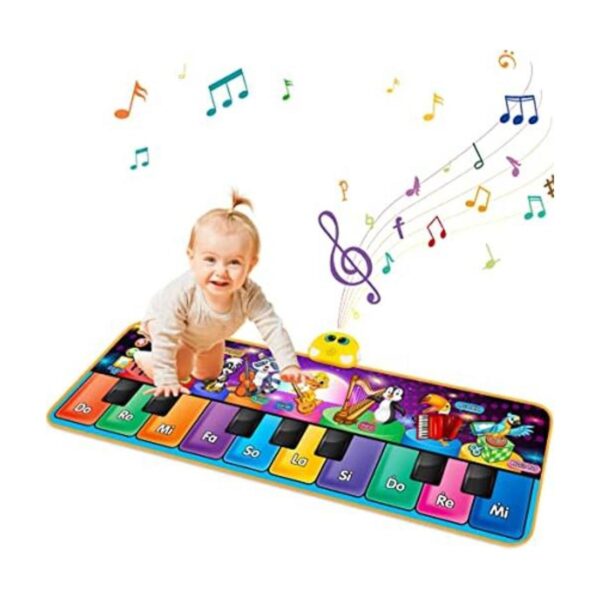 Alfombrillas de piano musicales para niños con 25 sonidos_1