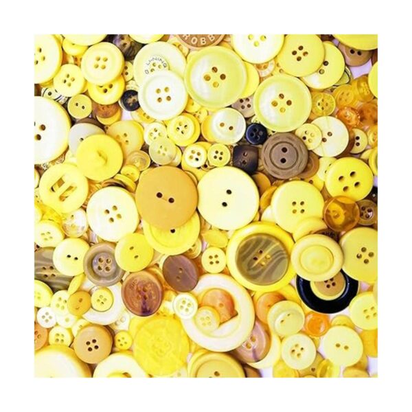 Alfykym 600700 botones amarillos para manualidades_4