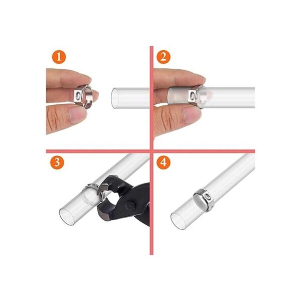 Alfykym Pinza de oreja de 9 pulgadas alicates de manguera_2