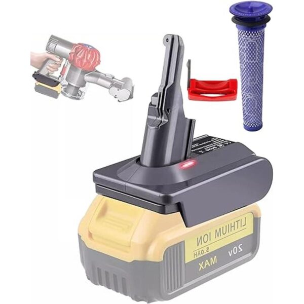 Alian Repuesto para batería de vacío Dyson V8 adaptador_1