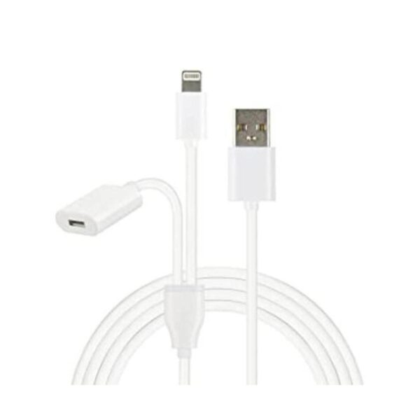 Alfzero Cargador para Apple Pencil Adaptador 2 en 1 USB_1