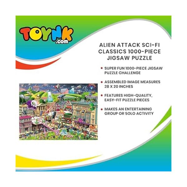 Alien Attack SciFi Classics Rompecabezas de 1000 piezas