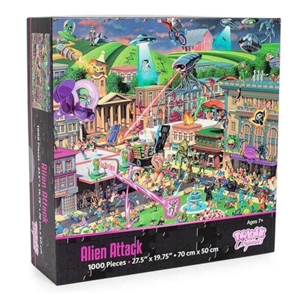 Alien Attack SciFi Classics Rompecabezas de 1000 piezas