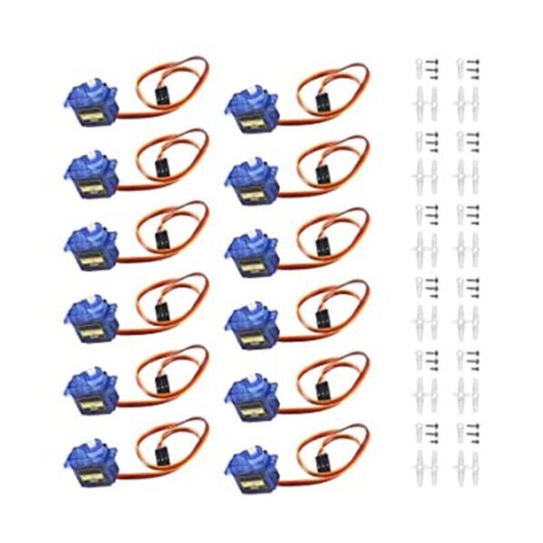 Alinan 12 piezas SG90 Micro Servo Motor 9G Mini Servo Kit_1